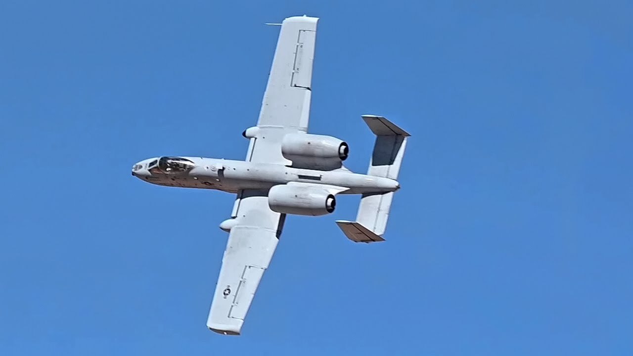 'Video thumbnail for A-10 Warthogs Go BRRRRT! • Live Fire Exercise (2022)'