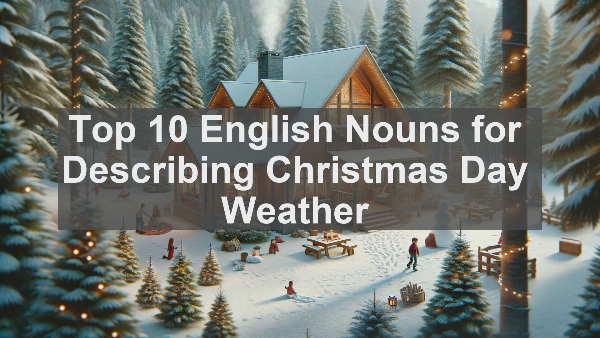'Video thumbnail for Top 10 English Nouns for Describing Christmas Day Weather'