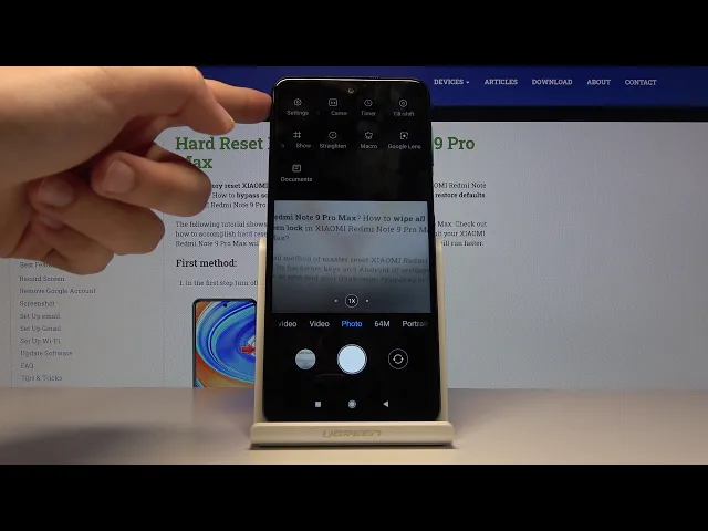 Video thumbnail for Change Volume Button Function in Camera – XIAOMI Redmi Note 9 Pro