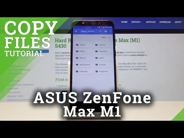 Video thumbnail for How to Transfer Photos in ASUS ZenFone M1 - Transfer Files