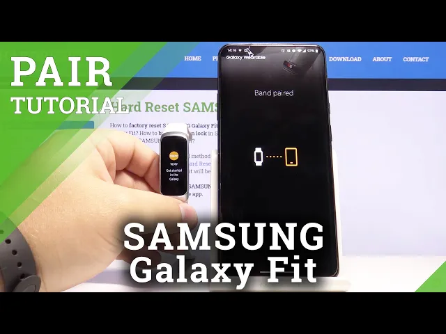 Video thumbnail for How to Pair SAMSUNG Galaxy Fit with Phone – Set Up / Connect