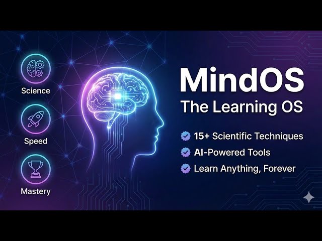 Video thumbnail for MindOS  The Learning OS