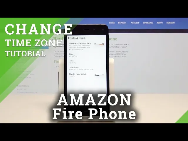 Video thumbnail for Date & Time Settings in AMAZON Fire Phone - Set Up Time Zone