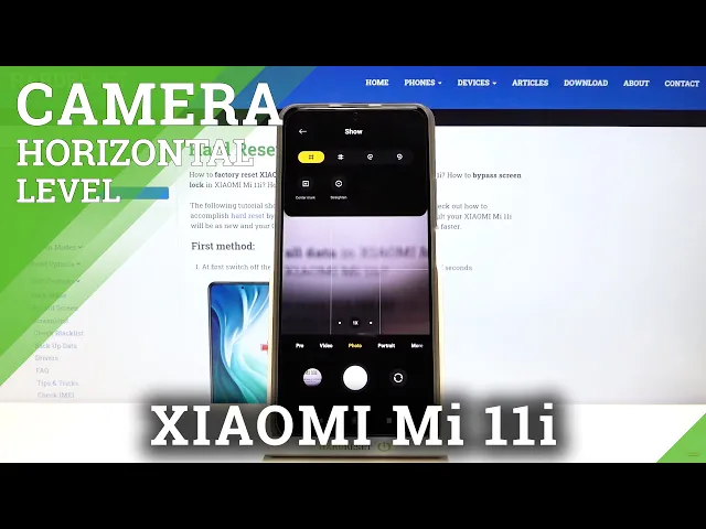 Video thumbnail for How to Manage Camera Leveler in XIAOMI Mi 11i – Take Straight Photos