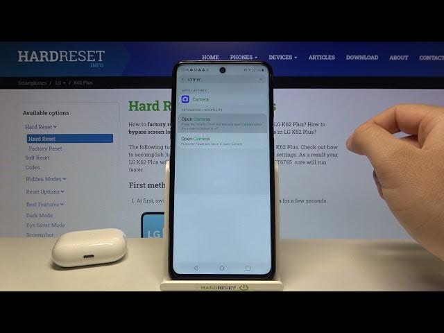 Video thumbnail for How to Activate Camera Quick Launch on LG K62 Plus – Camera Launcher