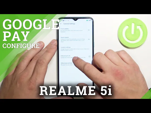 Video thumbnail for How to Manage Google Pay in Realme 5i - Operate Google Pay