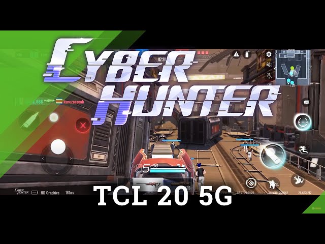 Video thumbnail for TCL 20 5G - Cyber Hunter (Screen Recording) | Check TCL 20 5G Performance in Games