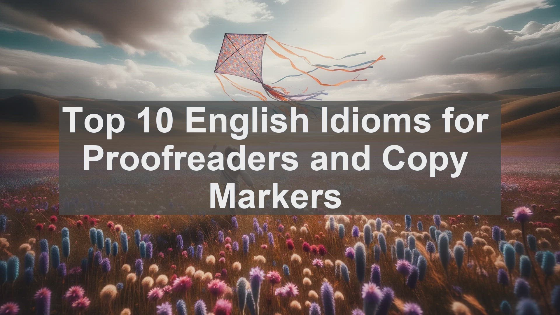 'Video thumbnail for Top 10 English Idioms for Proofreaders and Copy Markers'
