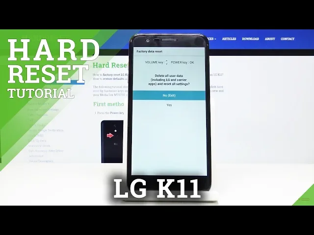 Video thumbnail for HARD RESET LG K11 – Bypass Screen Lock / Wipe Data