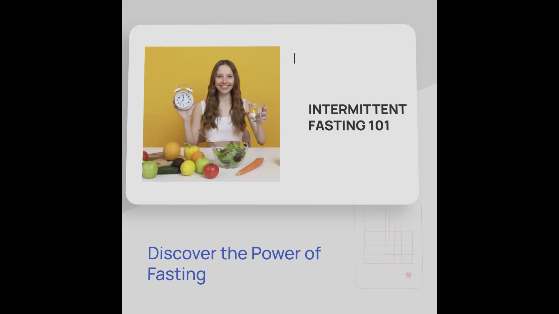 'Video thumbnail for Basics of intermittent fasting'
