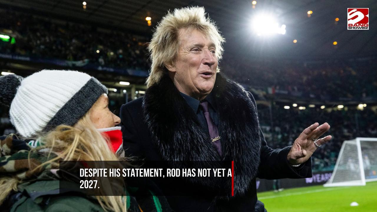 Video thumbnail for Sir Rod Stewart hints his touring days are coming to an end