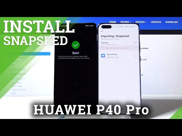 Video thumbnail for How to Download Snapseed on Huawei P40 Pro | Google App