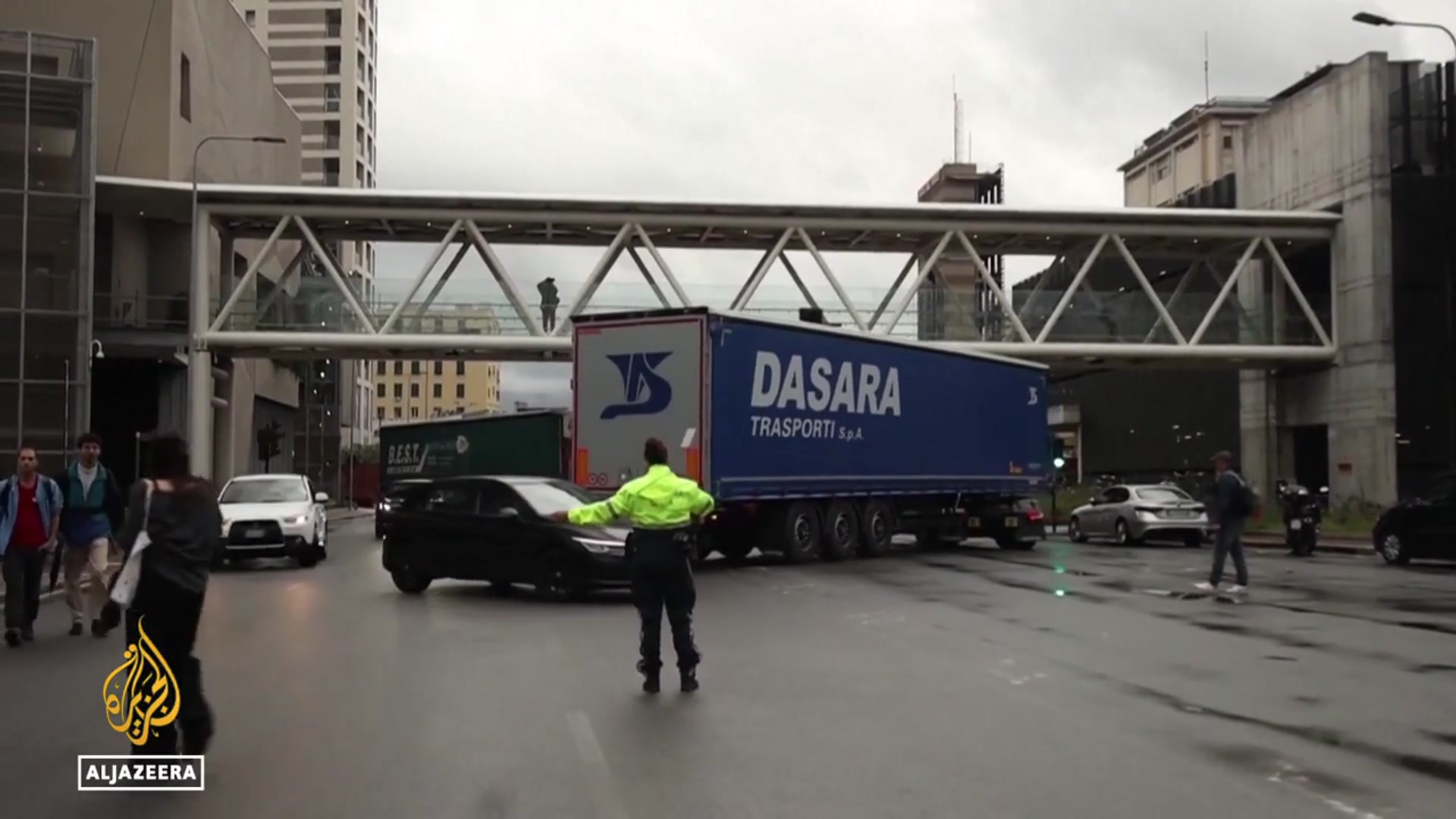 'Video thumbnail for Pro-Palestinian protests, strikes and port blockades held across Italy'