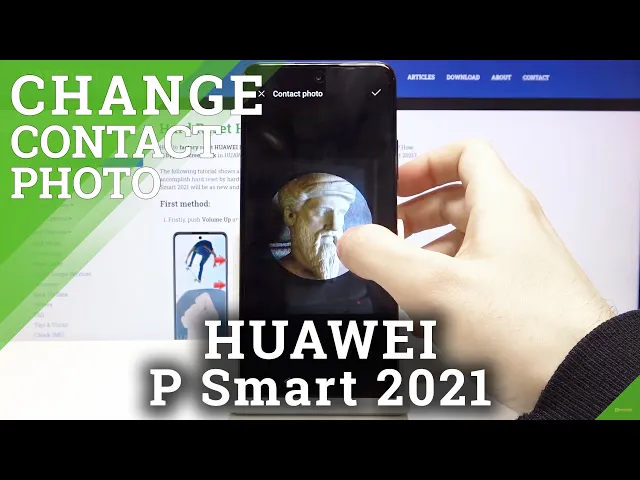 Video thumbnail for How to Add Photo to Contact in HUAWEI P Smart 2021 – Create Photo-Contact