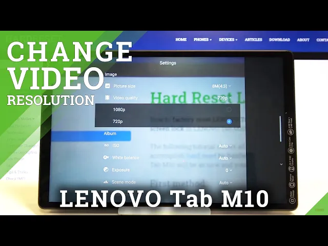 Video thumbnail for How to Change Video Quality in LENOVO Tab M10 – Find Video Resolution Settings