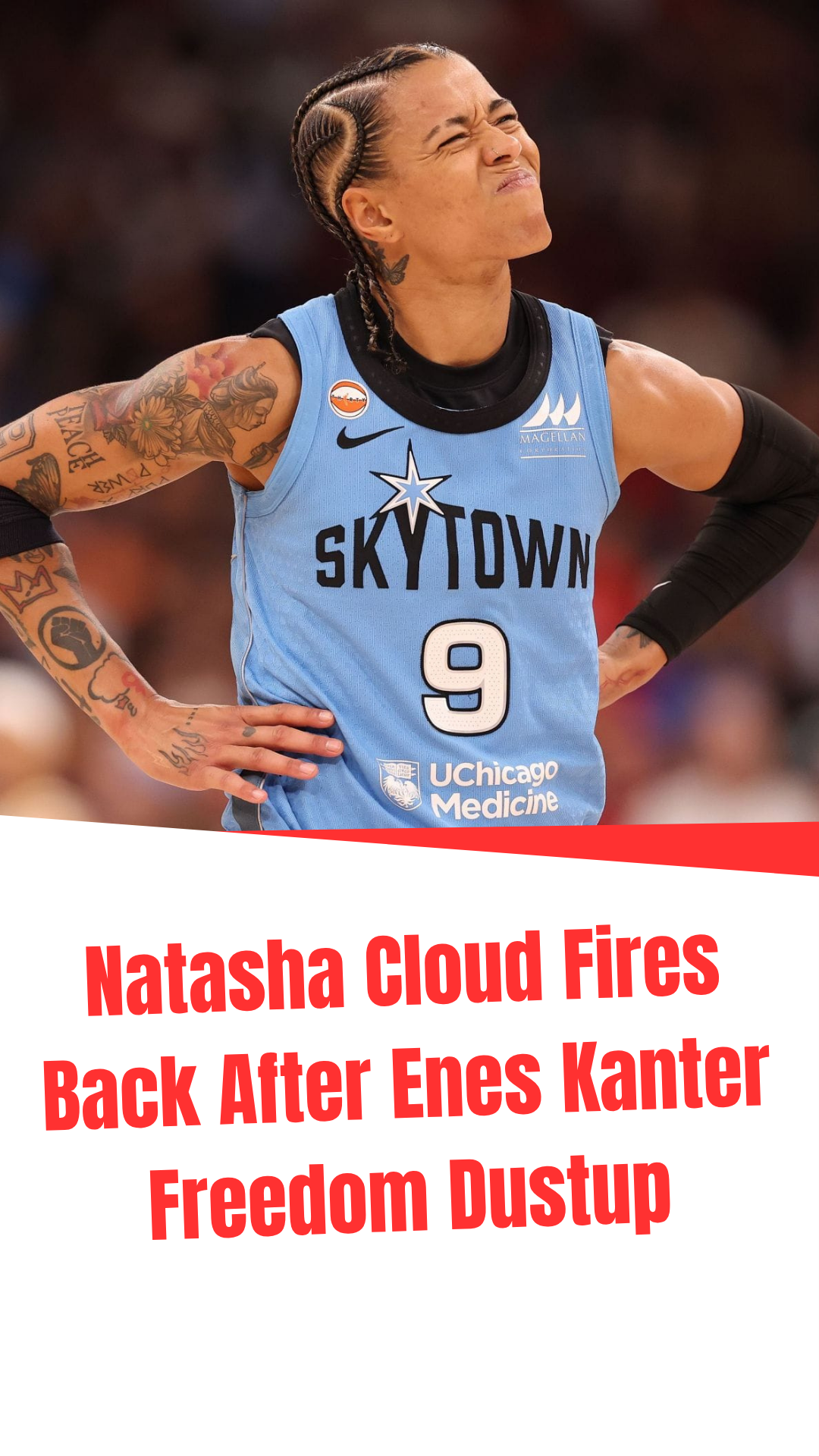 Video thumbnail for Natasha Cloud Fires Back After Enes Kanter Freedom Dustup