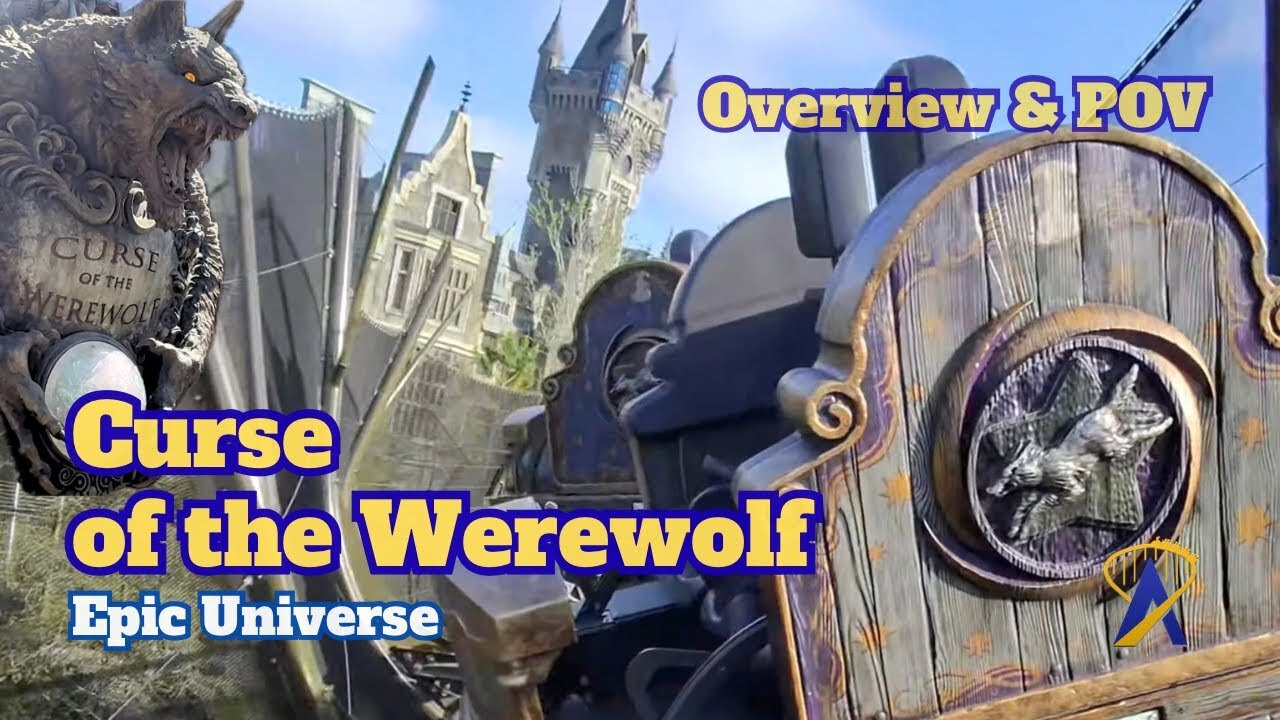 Video thumbnail for Curse of the Werewolf, Overview and POV - Epic Universe Orlando