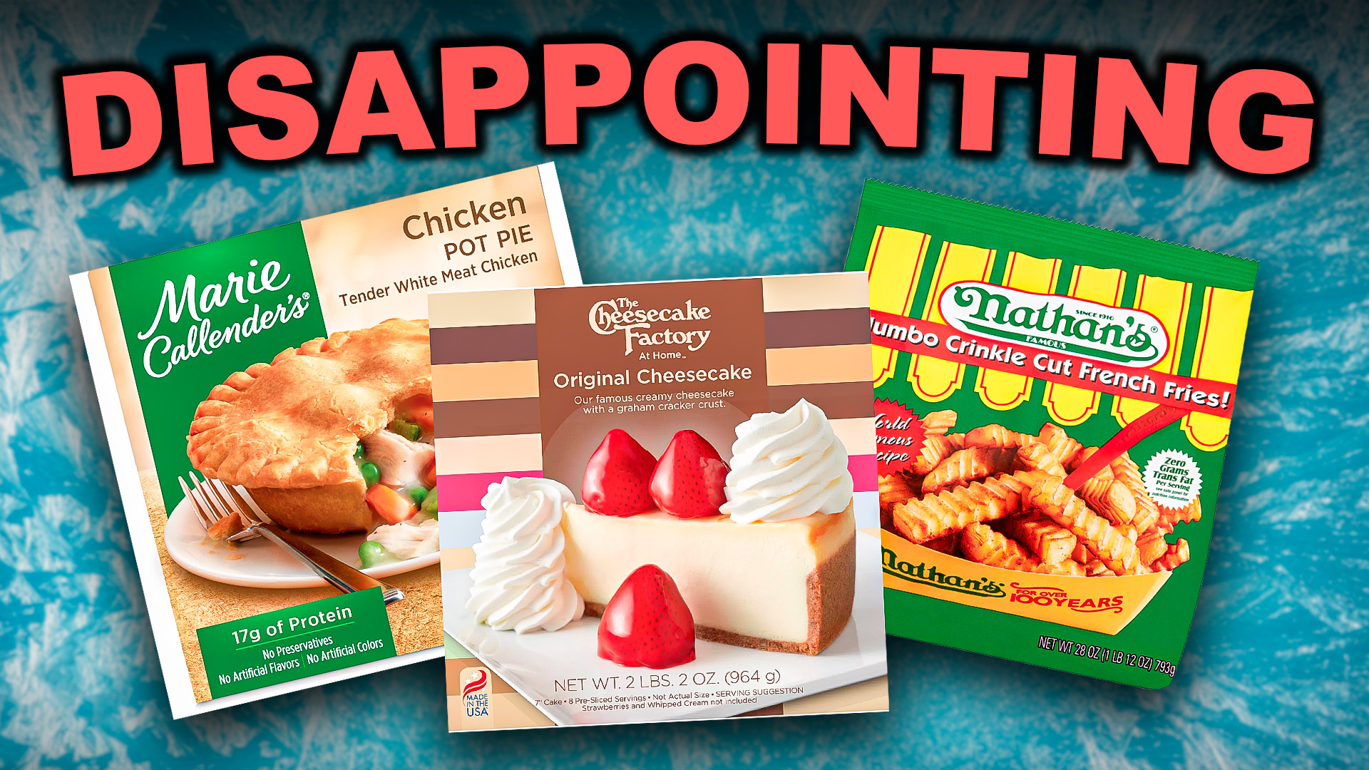 Video thumbnail for Restaurant Chain Frozen Foods Shoppers Say Don't Live Up To The Real Thing