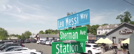 Video thumbnail for Leo Messi Way brings tribute to soccer legend and decades of community passion