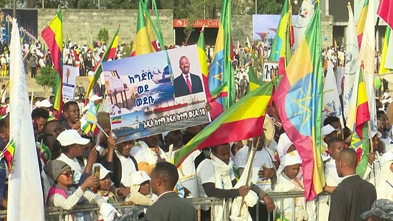 Video thumbnail for Ethiopia's opposition brace for ruling party election landslide