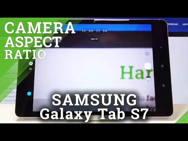 Video thumbnail for How to Change Aspect Ratio in SAMSUNG Galaxy Tab S7 – Customize Camera Options