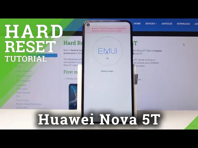 Video thumbnail for How to Hard Reset HUAWEI Nova 5T – Bypass Fingerprint / Wipe Data