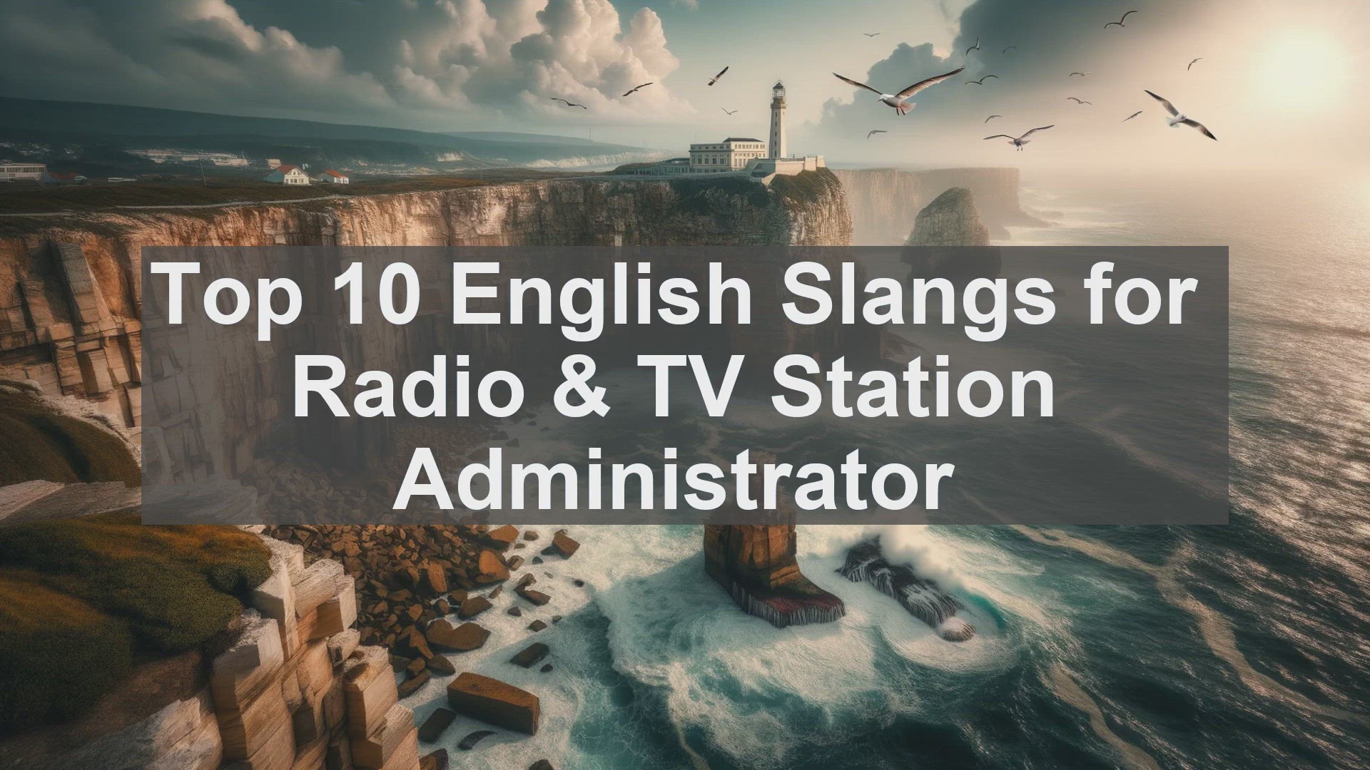 'Video thumbnail for Top 10 English Slangs for Radio  TV Station Administrator'