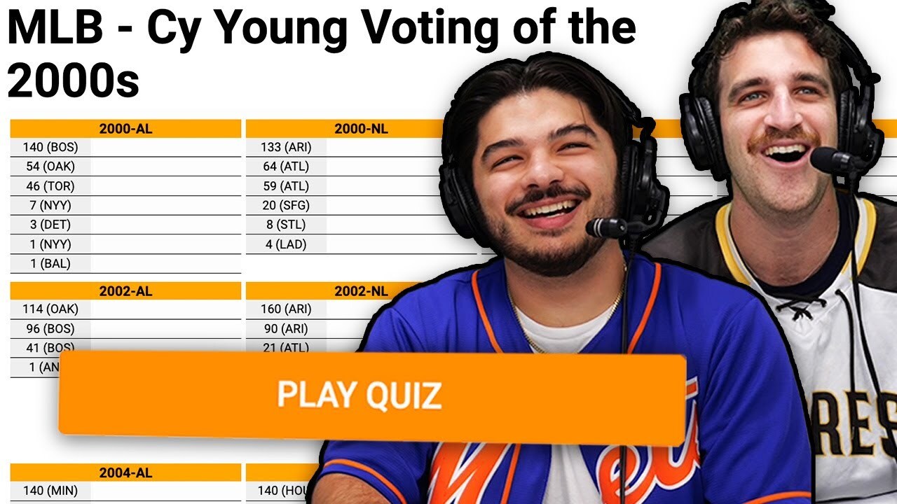 Video thumbnail for Can we name every pitcher to get Cy Young votes in the 2000's? (MLB Sporcle)
