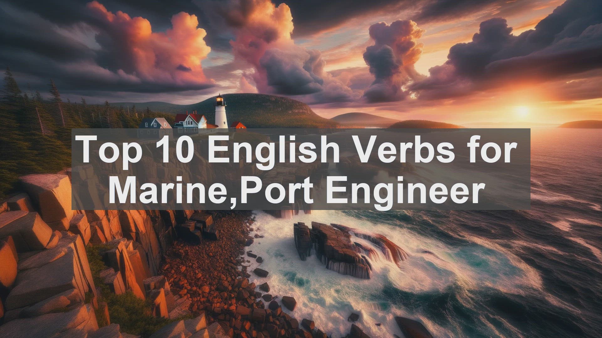 'Video thumbnail for Top 10 English Verbs for MarinePort Engineer'
