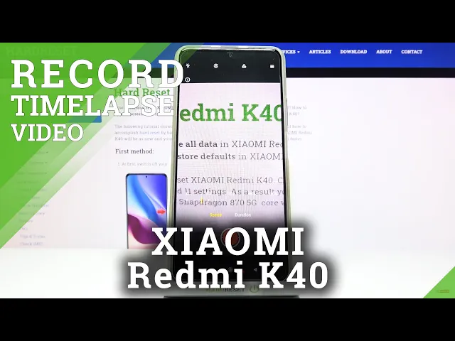 Video thumbnail for How to Create Timelapse Video in XIAOMI Redmi K40 – Record Timelapse Video