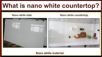 'Video thumbnail for What is a Nano-white kitchen countertop?/What is exotic marble kitchen countertop?'