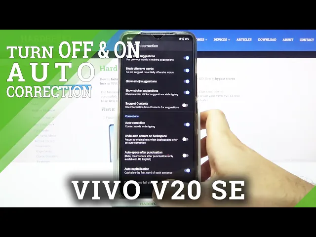 Video thumbnail for How to Enable Autocorrection on VIVO V20 SE – Turn On Autocorrection