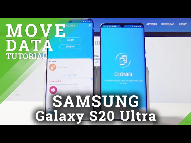 Video thumbnail for How to Transfer Data from any Phone to Samsung Galaxy S20 Ultra – Apps cloning and data transfer.