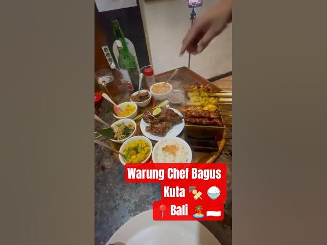 Video thumbnail for 🔥 Two-Person Mix Grill at Warung Chef Bagus Kuta – Bali’s Best Ribs & Skewers