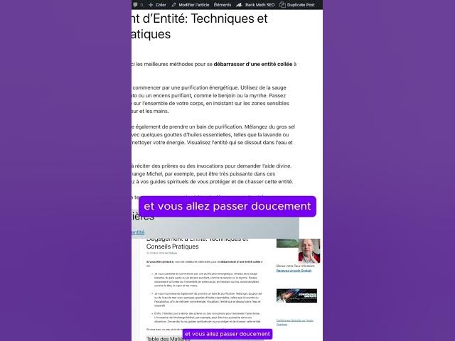 Video thumbnail for Dégagement d’entité : quelle méthode utilisée ?