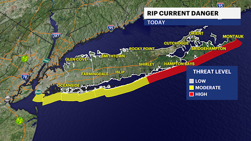 Video thumbnail for Dangerous South Shore rip currents this evening ahead of a decent weekend