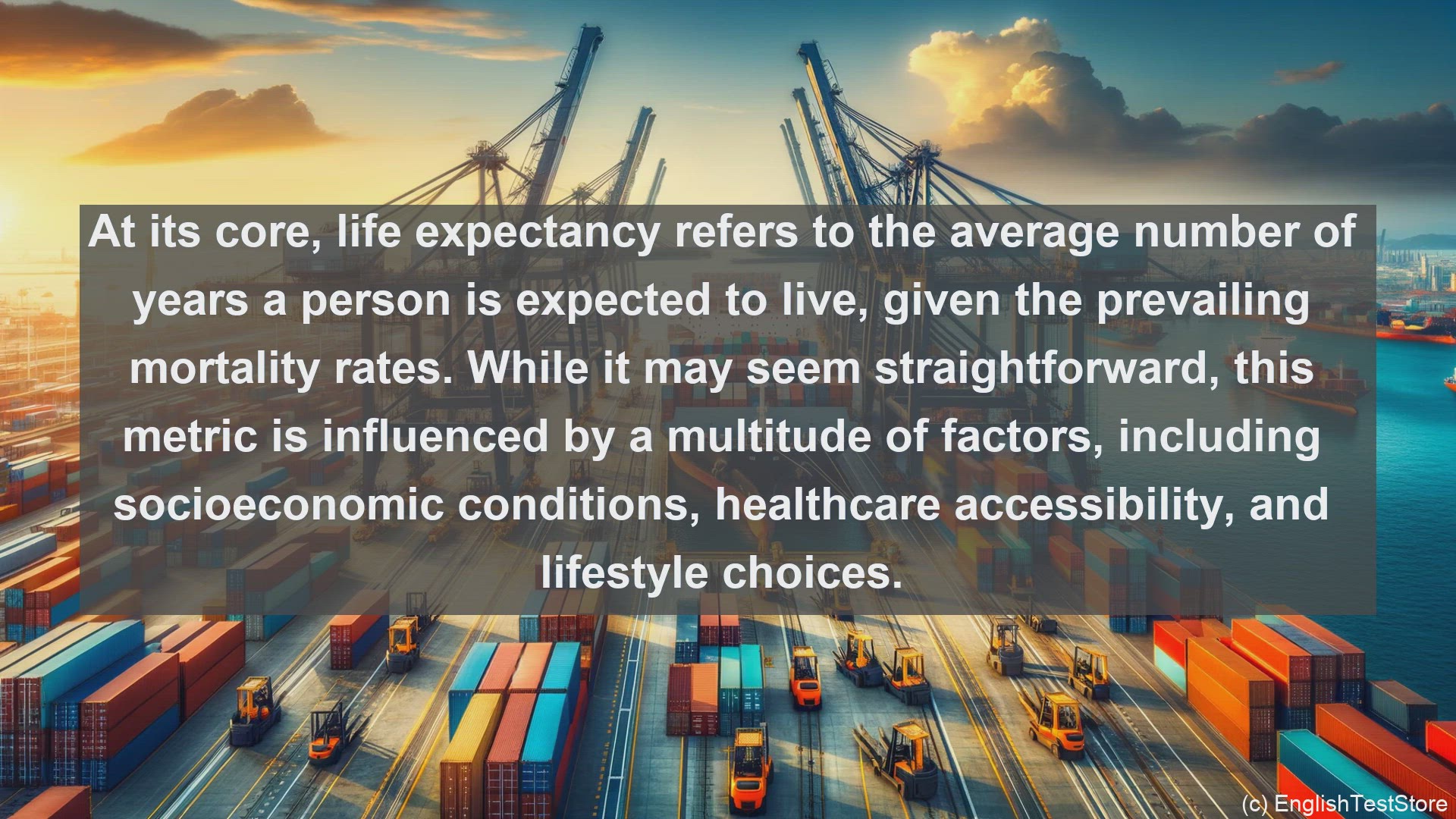 'Video thumbnail for Life expectancy in economics and finance'