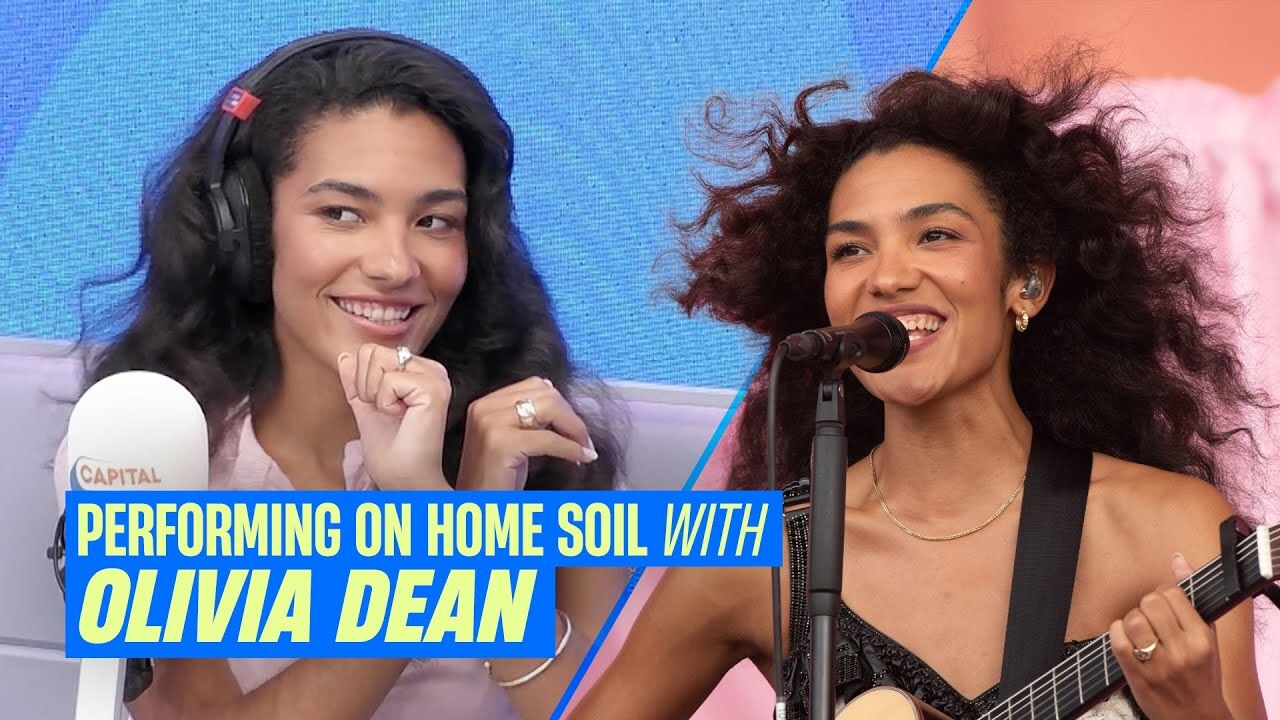 Video thumbnail for Olivia Dean's moment on the London Stadium stage | Capital