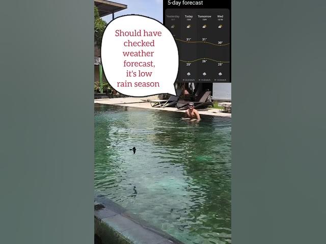 Video thumbnail for ⚠️ Always check the weather forecast 🌡️ before going to South East Asia 🌏 #humor