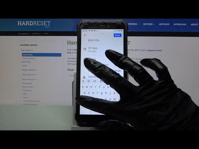 Video thumbnail for How to Add Event in OUKITEL WP7 – Create Events
