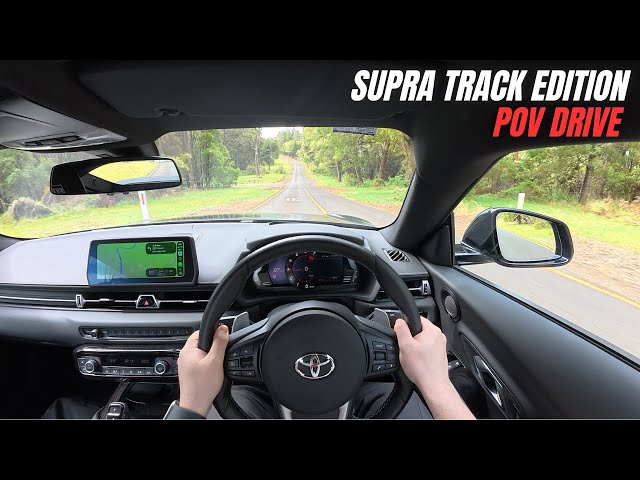 Video thumbnail for 2025 Toyota GR Supra Track Edition - POV Test Drive