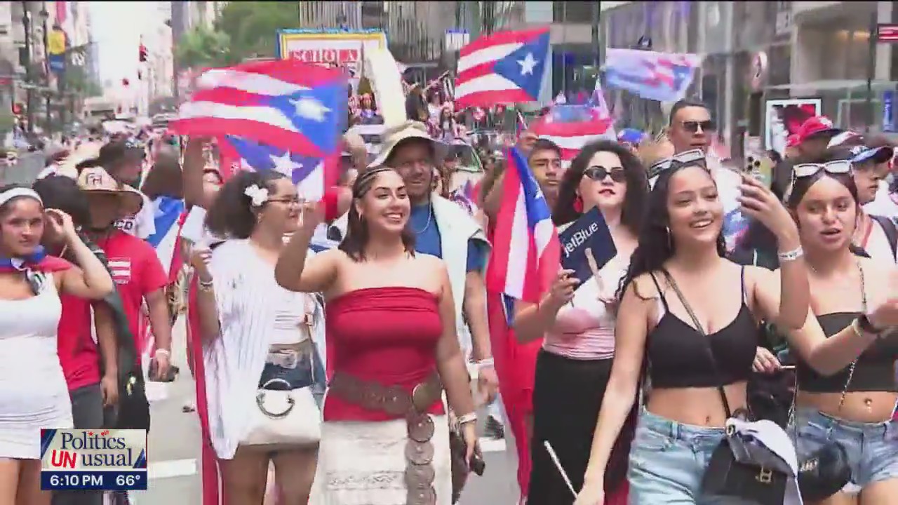Video thumbnail for Over 1M attendees and participants at this year's Puerto Rican Day Parade