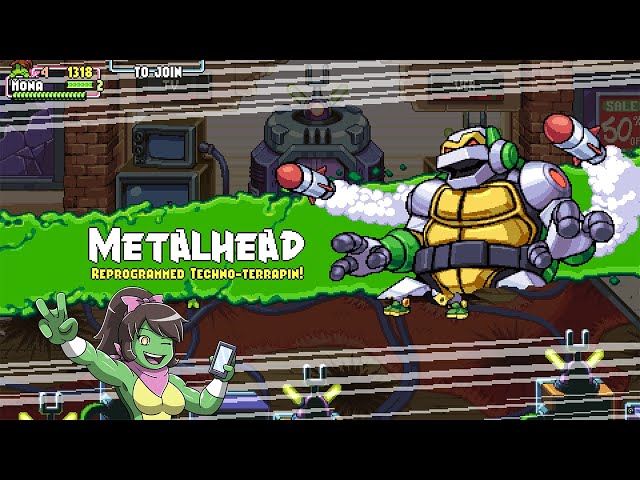 Video thumbnail for TMNT: SHREDDER'S REVENGE (METALHEAD FIGHT) (MONA LISA)