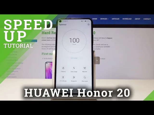 Video thumbnail for How to Speed Up HUAWEI Honor 20 - System Optimization