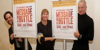 Video thumbnail for Video: Sting Show MESSAGE IN A BOTTLE Is Dancing to New York City Center