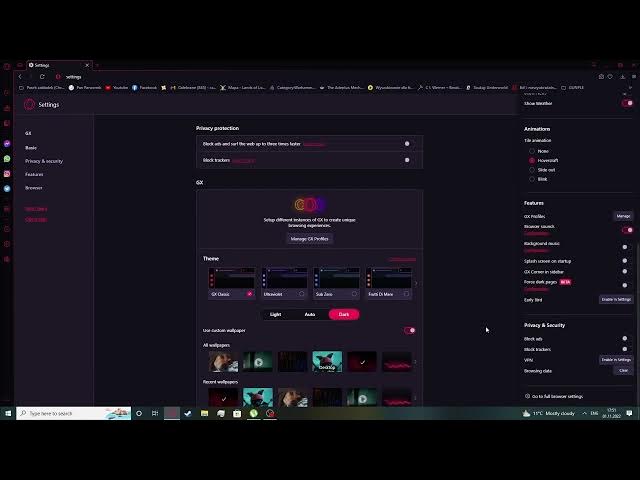 Video thumbnail for How To Select Custom Wallpaper In Opera GX