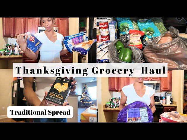Video thumbnail for Thanksgiving Grocery Haul: Traditional Thanksgiving 2025 Spread