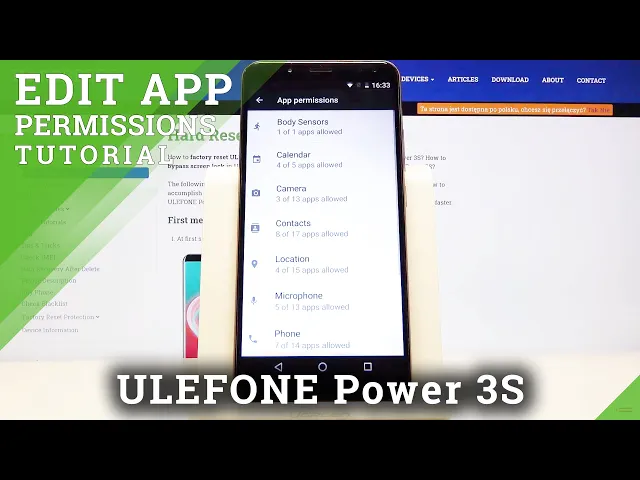 Video thumbnail for How to Change App Permissions in ULEFONE Power 3S – Enter App Permissions