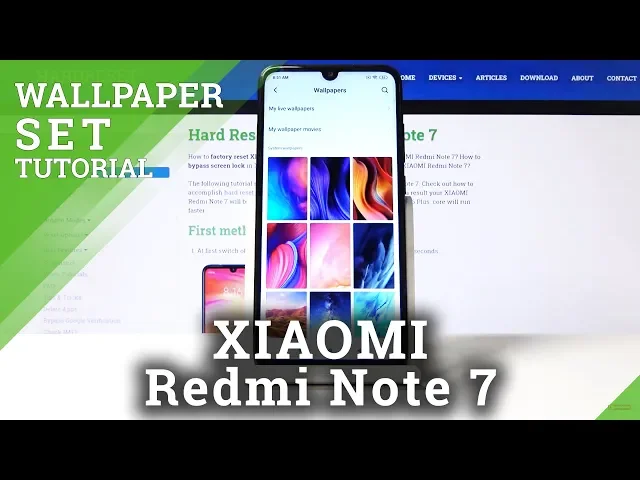 Video thumbnail for How to Update Desktop in XIAOMI Redmi Note 7 – Change Wallpaper