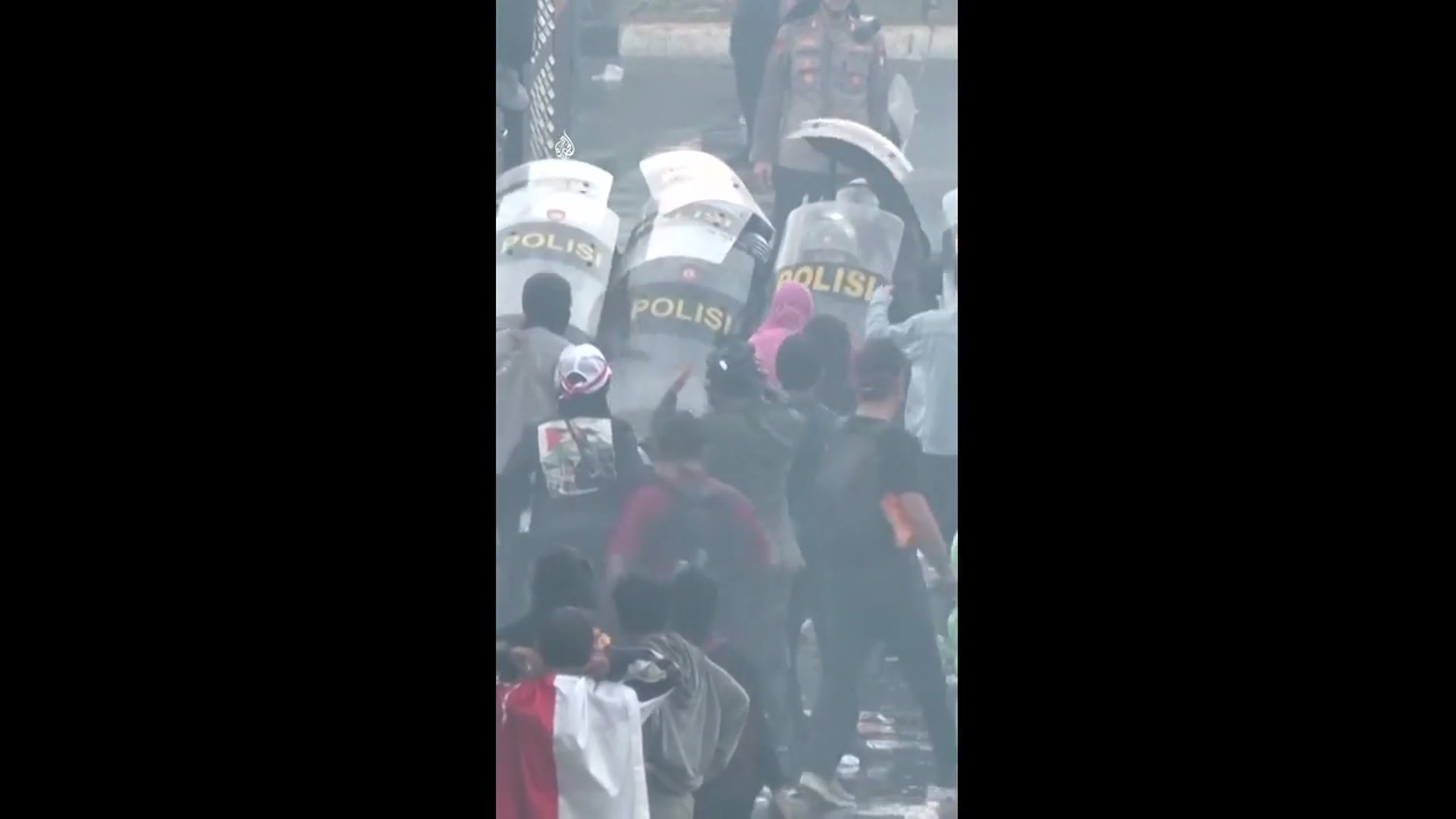 'Video thumbnail for One killed, dozens injured at anti-government protests in Jakarta'